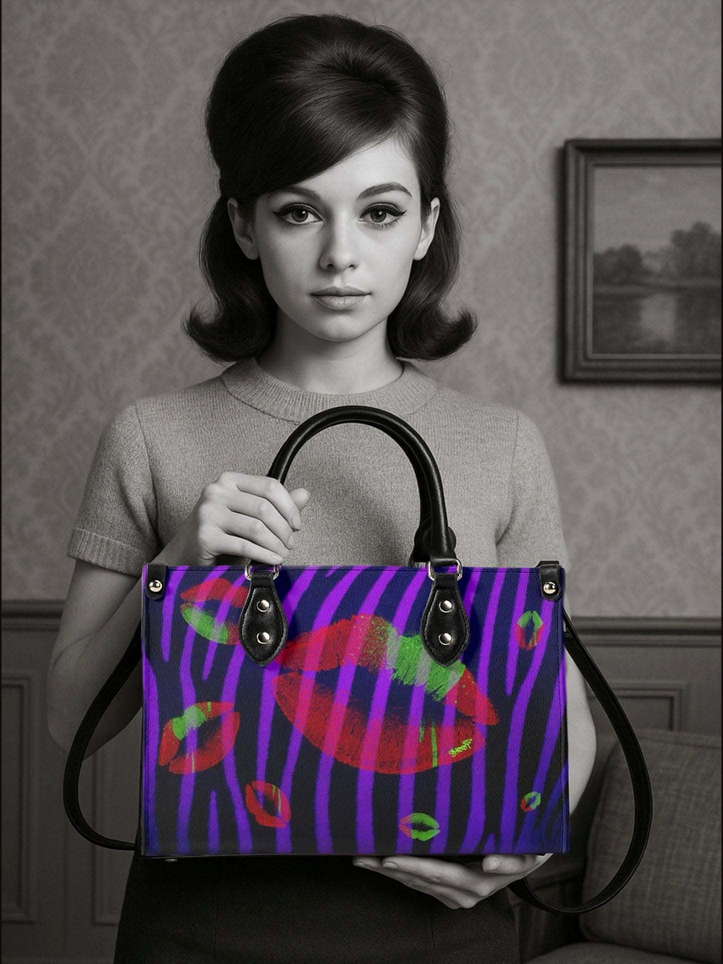 Borsa ecopelle CRAZY JUNGLE