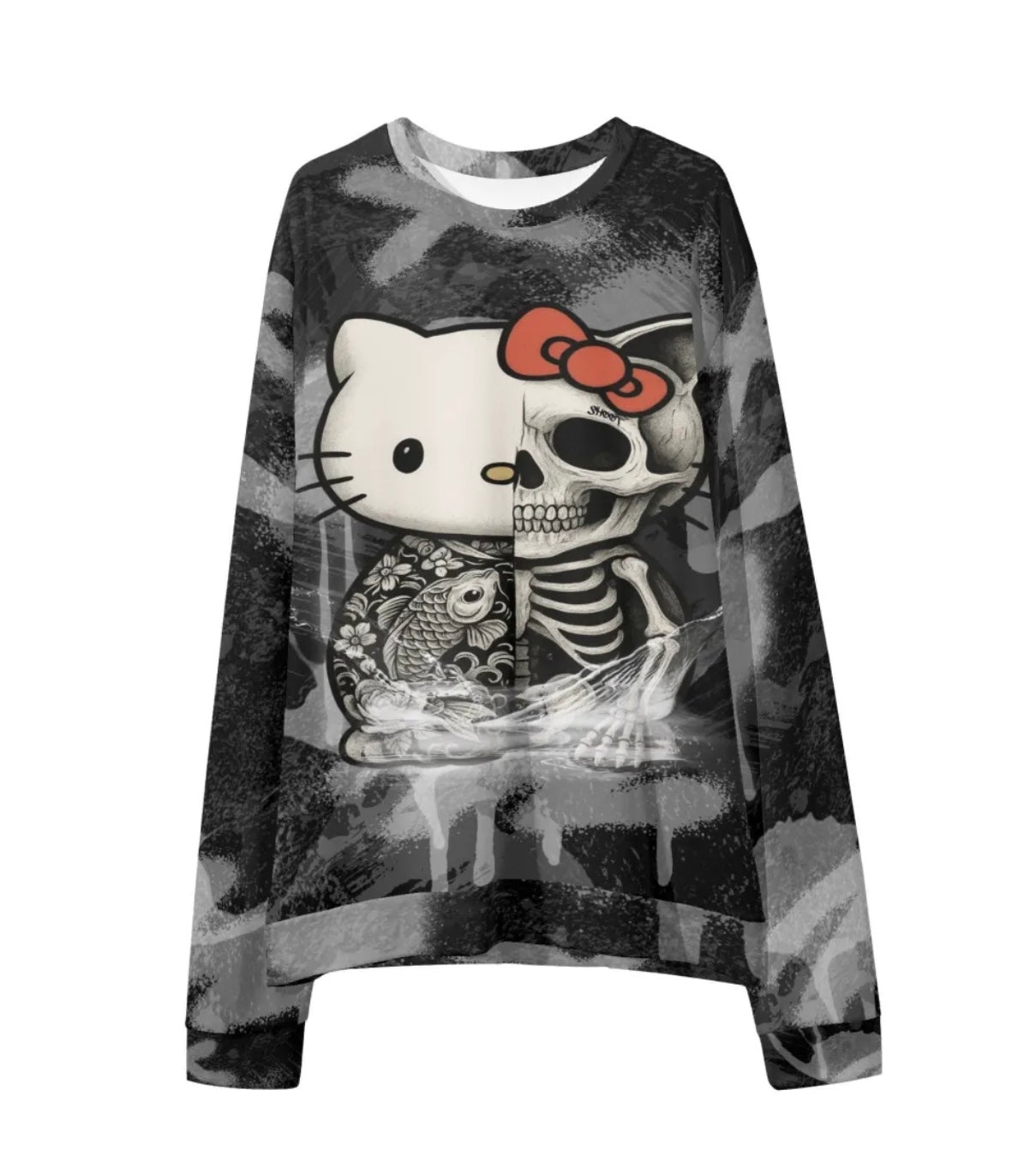 Pullover felpa KITTY BONES