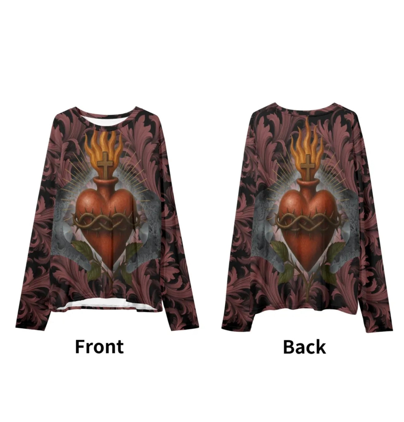 Pullover felpa CUORE SACRO