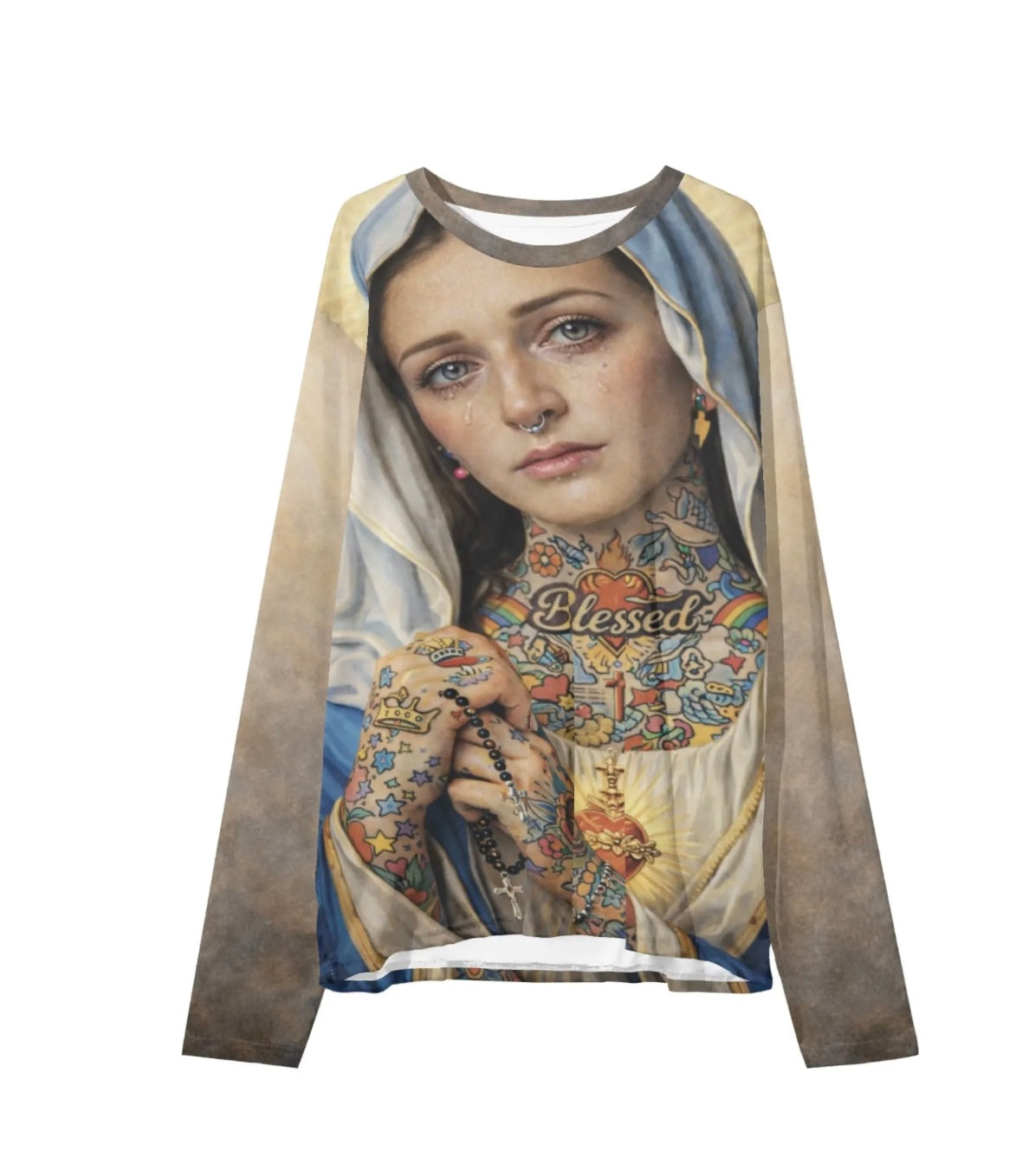 SACRED INK t-shirt a maniche lunghe