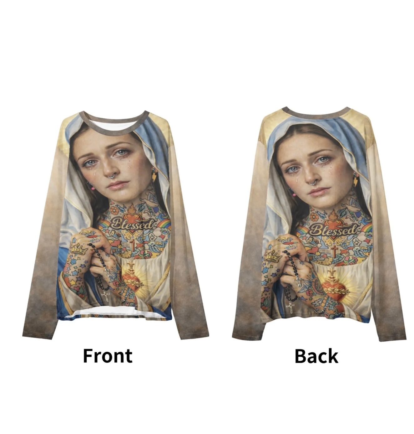 SACRED INK t-shirt a maniche lunghe