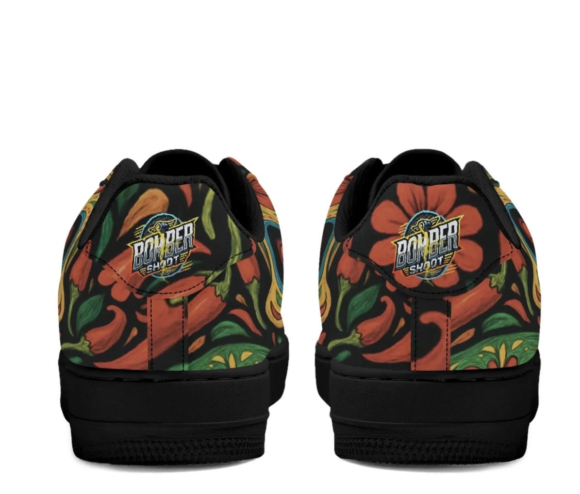 Scarpe in ecopelle santa muerte