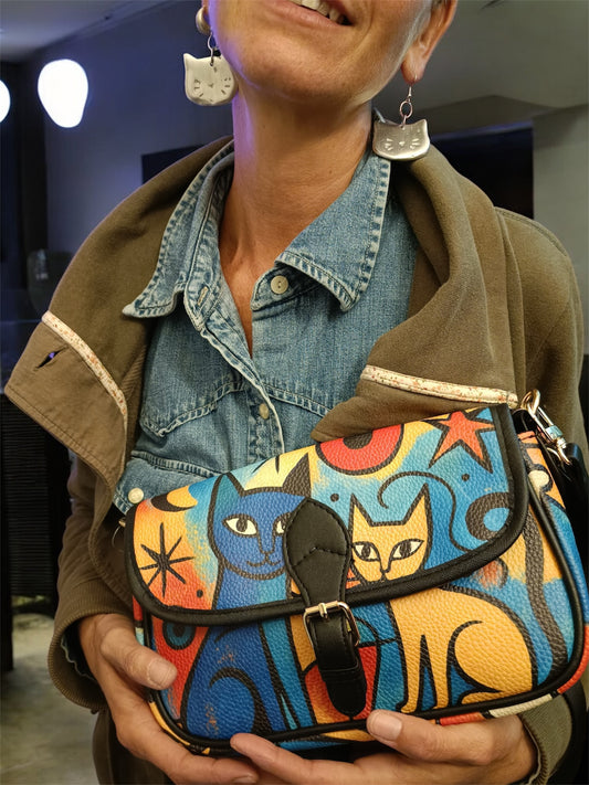 Borsa in ecopelle CATTRIBE
