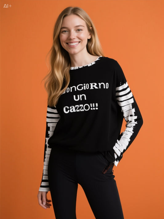 Pullover felpa BUONGIORNO